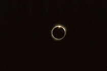 Diamond ring effect at total solar eclipse. 21st June 2001 Morombe, Madagascar