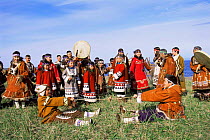 Native Koryak dancers, Ossora, Karaginsky, Kamchatka peninsula, Russia