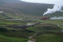 Power plant using geothermal energy, Iceland
