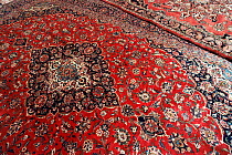 Fine persian carpet made with vegetable dyes, Tehran, Iran