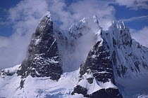 Mountains on north Lemaire Channel Antarctica