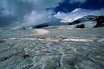 Mt Elbrus (5600m) Caucasus mtns and glacier, Kabardino Balkarskaya, Russia