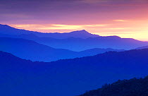 Dawn  over foothills of Annapurna Himalayas at Tatapani, Nepal