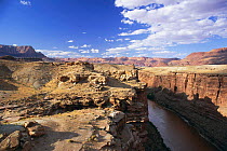 Colorado river from Navajo bridge, Marble Canyon, Arizona, USA