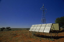 Transmitter powered by solar energy panels, New South Wales, Australia