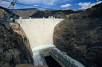 Hoover dam and electrical power station (built in 1936) near Las Vegas, Arizona, USA