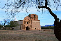 Tumacacori Mission, old church remains, Tumacacori, Arizona, US