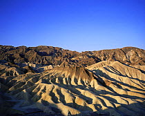 Death Valley's badlands landscape as seen from Zabriskie Point, California, USA