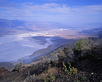 Looking north along Death Valley from Dante's View, 5,475 feet, California, USA