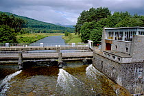Small Hydro electric power station, Loch Lochy outflow, Inverness-shire, Scotland