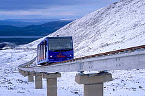 Funicular railway to top of Cairngorms, Inverness-shire, Scotland, UK