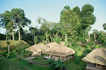 Chan Chich tourist lodge, Belize, Central America. 1990