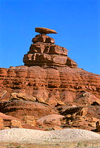 Mexican hat, Monument valley, Arizona, USA sandstone erosion
