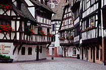 Rue du Bain-aux-Plantes, in the old city (Petite France) Strasbourg, France