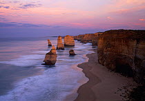 The Twelve Apostles at dusk, The Great Ocean Road, Victoria, Australia