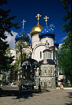 The Trinity St. Sergiy Larva Monastery at Sergiev Posad, Near Moscow, Russia
