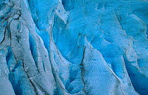 Blue ice in Briksdals glacier, Jostedalsbreen NP, Olden, Sogn og Fjordane, Norway