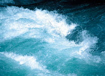 N-15505 Water flowing fast in river, Akita, Japan.