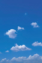 Y-2606 Cumulus clouds in blue sky