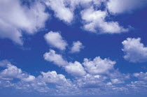 Y-2202 Cumulus clouds in blue sky