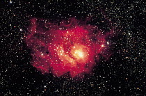 Y-11902 Galaxy in space, M8, Higata Nebula, Lagoon Nebula