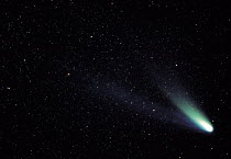 Y-11906 Hale-Bopp comet in night sky