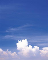 Y-3304 Cumulus clouds in blue sky