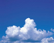 Y-3502 Cumulus clouds in blue sky