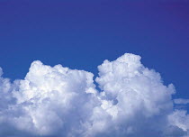 Y-3603 Cumulus clouds in blue sky