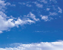 Y-4106 Altocumulus clouds in blue sky