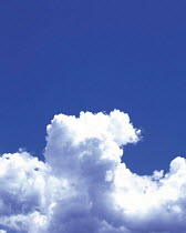 Y-3204 Cumulonimbus clouds in blue sky