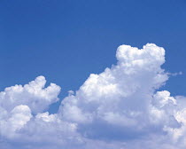 Y-3302 Cumulonimbus clouds in blue sky