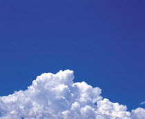 Y-3201 Cumulonimbus clouds in blue sky