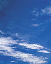 Y-3704 Cirrus clouds in blue sky