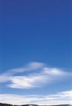 Y-3705 Cirrus clouds in blue sky