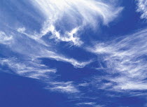 Y-3802 Cirrus clouds in blue sky