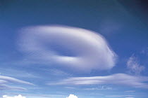 Y-3903 Unusual cloud formations in blue sky