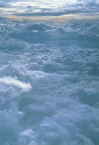 Y-9302 Aerial view above cloud layer