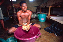 Wild fish for export, Nigeria, West Africa. 2002