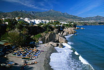 Nerja coastal landscape, Costa del Sol, Andalucia, Spain