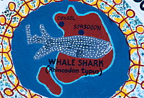 Mural at Whale shark festival, Donsol, Philippines. 2002