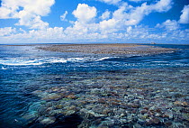 Tidal river at low tide, Hardy Reef, Great Barrier Reef, Queensland, Australia