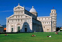 The Duomo and Leaning Tower of Pisa, Pisa, Tuscany, Italy