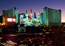 Excaliber Hotel and Casinos on 'The Strip', Las Vegas, Nevada, USA