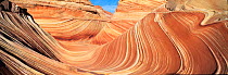 Panoramic view of Petrified dunes, in Vermilion Cliffs National Monument, Arizona, USA