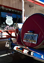 Route 66 cafe and 1950's Car, Arizona, USA