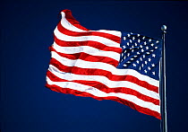 Stars and stripes American flag, California, USA