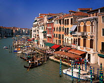 The Grand Canal and Gondolas, Venice, Italy