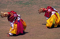Dance of the Lords of the Cremation Ground, Gom Kora Festival, Bhutan