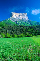 Mont Aiguille, near Chichilianne, Vercors Regional Park, Rhone-Alps, France